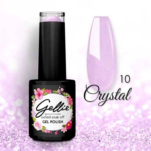Ημιμόνιμο Βερνίκι Gellie Crystal 10