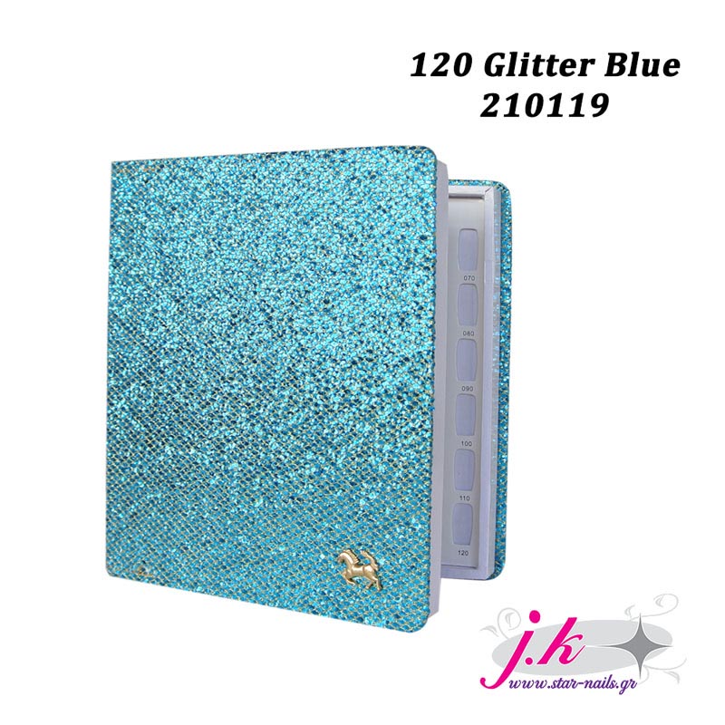 COLOR BOOK 120 - BLUE GLITTER
