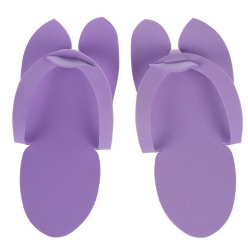 Pedicure Slippers Eva Purple 12 Ζευγάρια