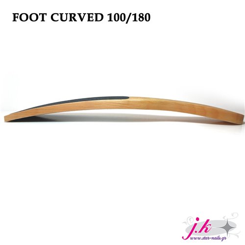 FOOT FILE WOODEN CURVED 100/180