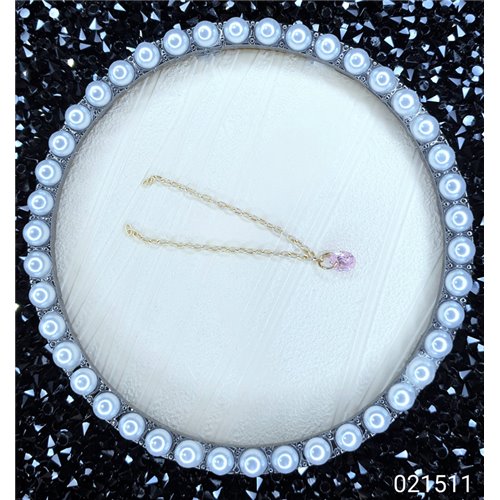 Metal Deco Chain Pink