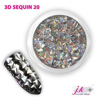 3D Sequin 20 - Triangle