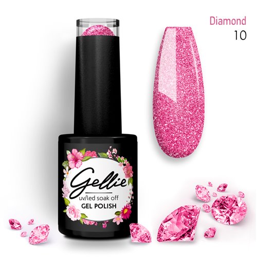 Ημιμόνιμο Βερνίκι Gellie Diamond 10