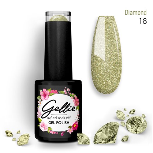 Ημιμόνιμο Βερνίκι Gellie Diamond 18