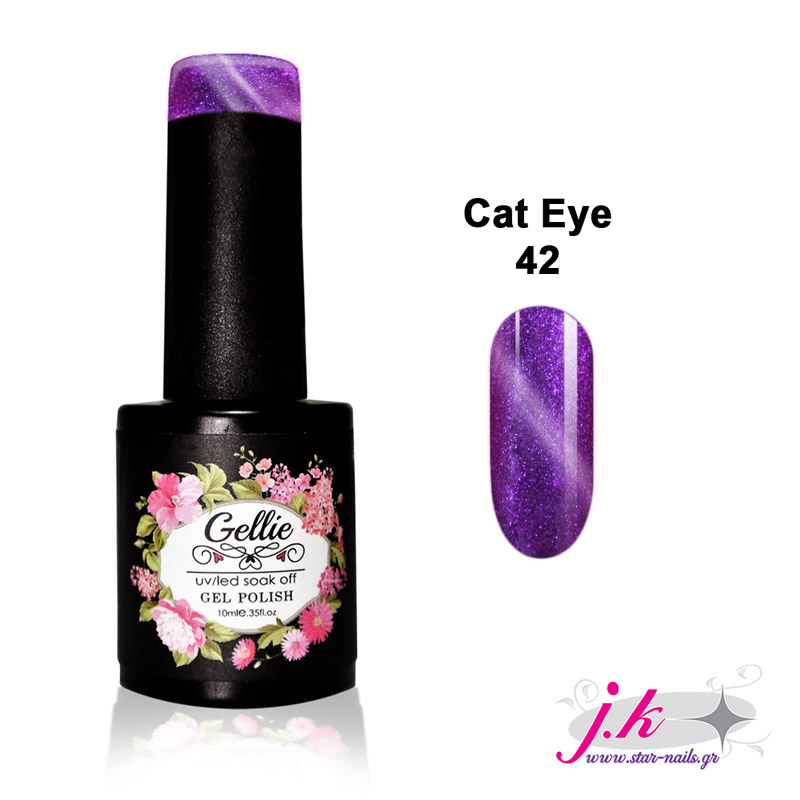 Ημιμόνιμο Βερνίκι Gellie Cat Eye 042