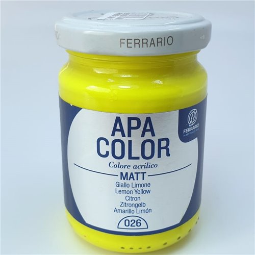 Apa Colour 026 Lemon Yellow 150Ml