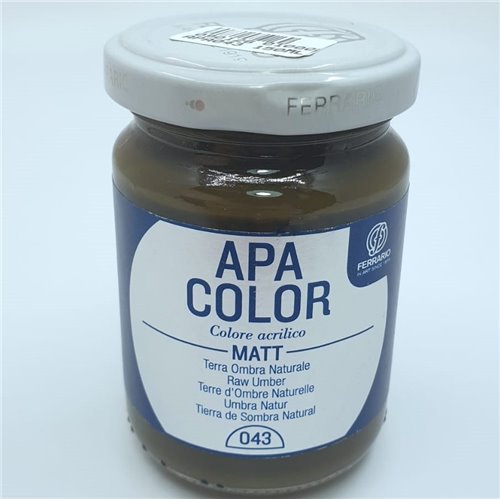 Apa Colour 043  Raw Umber 150Ml