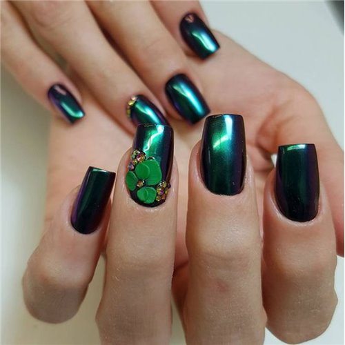 3D LACE GREEN