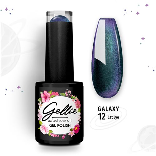 Ημιμόνιμο Βερνίκι Gellie Galaxy Cat Eye 12