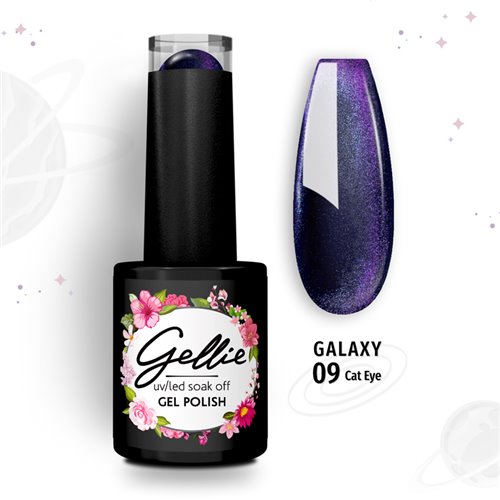 Ημιμόνιμο Βερνίκι Gellie Galaxy Cat Eye 09