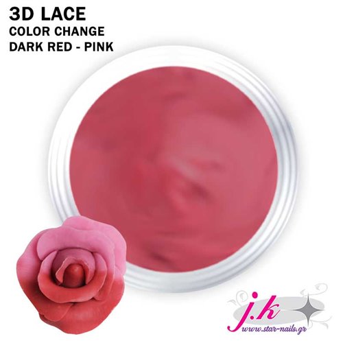 COLOR CHANGE 3D LACE DARK RED - PINK