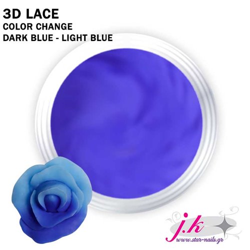 COLOR CHANGE 3D LACE DARK BLUE - LIGHT BLUE