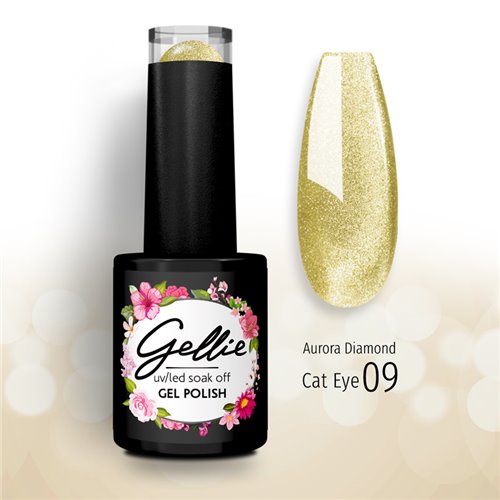 Ημιμόνιμο Βερνίκι Aurora Diamond Cat Eye 09