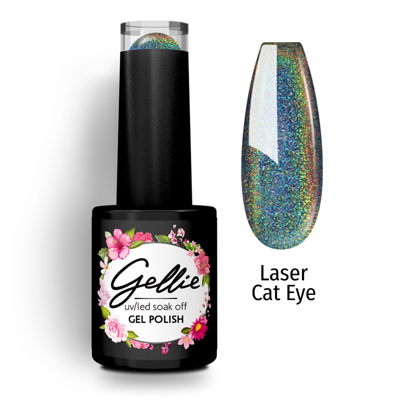 Ημιμόνιμο Βερνίκι Gellie Laser Cat Eye Color
