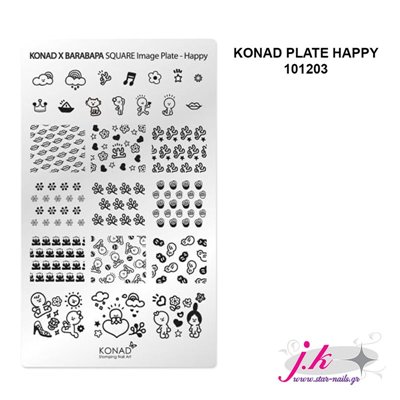 Konad Στάμπα Happy