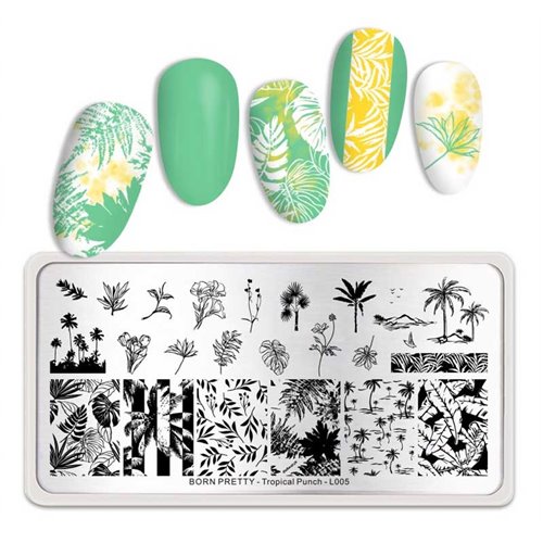 STAMP TROPICAL PUNCH L005