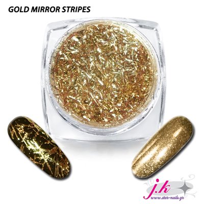Gold Mirror Stripes