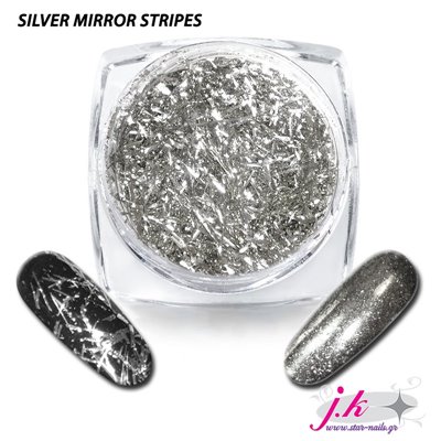 Silver Mirror Stripes