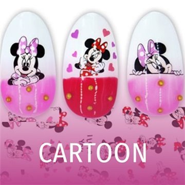 Αυτοκόλλητα νυχιών με cartoons