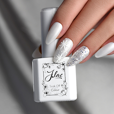 χριστουγεννιάτικα νύχια λευκά